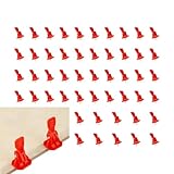 Fliesenabstandshalter für präzise Installation, Fliesenabstandhalter, Mauerwerkzubehör, Präzisionsabstandshalter für Boden und Wand, einfache Installation, 50-teiliges Set