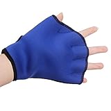 Aqua Handschuhe Schwimmhandschuhe Neopren Swimpaddles Swim Gloves Wasserwiderstandstraining Paddel Erwachsene Jugend Fitness Surfen Sport Handflossen Trainingshandschuhe für Schwimmen Tauchen