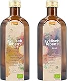 Zyklus-Duo: Oxymel 'Kraft + Ruhe', 1. + 2. Zyklushälfte, Demeter, 2 x 250ml