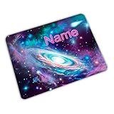 Galaxie Vesperbrettchen mit Name/Namen/Frühstücksbrettchen Brotzeitbrettchen Schneidebrettchen mit Motiv und Personalisierung/Kinder/Vesperbrett Brotzeitbrett Frühstücksbrett Schneidebrett