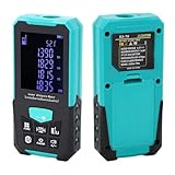 Fyearfly Digitallaser-Distanzmesser, 0-70 M Bereich 4 Einheiten 2,4 Zoll Bildschirmwinkel Finder Laserdistanzmessgerät mit Winkelmessfunktion