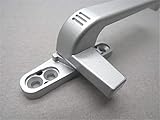 Aluminium Push-Fenstergriff innen Türschloss Griff (Color : Gr�, Size : Left)