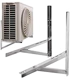Yjkedfh Klimagerät Halterung, Außenhalterung für Split-Klimageräte, Edelstahl Faltbare Halterung für Split-Klimaanlagen Außengeräte