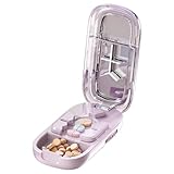 Pillenschneider, tragbarer kleiner Tabletten-Splitter, multifunktionaler Pillenschneider für Krankenhaus, Kinder, Arbeit, ältere Menschen, Business, Erwachsene, Krankenschwestern, Reisen, Schule