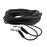 QHP Doppellonge Longe aus weichem Material, 16m, mit Karabinerhaken
