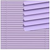 Alu-Jalousie Blackout Horizontal Jalousette 60-160cm Breit Lamellenvorhang Für Zuhause, Schlafzimmer Sichtschutz, Einfach Zu Montieren(Purple,90x120cm/35x47in)