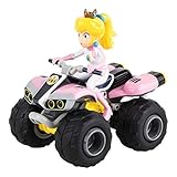 Carrera RC Nintendo Mario Kart 8 Peach Quad │ Ferngesteuertes ab 6 Jahren für drinnen & draußen │ Mini Mario Kart Auto mit Fernbedienung zum Mitnehmen │ Spielzeug für Kinder & Erwachsene