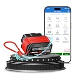 KKMOL OBD2 Diagnosegerät für alle Fahrzeuge | OBDII Bluetooth 5.0 Adapter - Professioneller Auto Diagnose Scanner für 100.000+ Fahrzeuge & 15 Sprachen | Auto Auslesegerät für iOS Android Windows