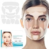 Anti Falten Pflaster 256 Stück Gesichtstape Gegen Falten Falten Pflaster Gesicht Anti Wrinkle Patches Faltenpflaster Geeignet für Hals Stirn Augen und Mundwinkel