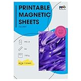 PPD 5xA4 Inkjet Premium Fotopapier Magnetisch, Glänzend, Bedruckbar und Schneidbar PPD-31-5