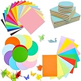 600 Stück Moderationskarten Set,Moderationskarten Oval,Moderationskarten Set Rund,Rechteck Oval Rund Bunte Karten Für Die Metaplankarten Rund,Bunt Lehrerbedarf Für Präsentation Und Vortrag