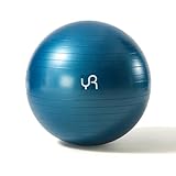RYTMAT Gymnastikball Anti-Burst 55cm Pilates Ball Extra Dicke Anti-Rutsch Pezziball für Yoga Pilates Balance Core Training mit Inhalation Rohr