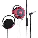 Kopfhörer mit Clip, kabelgebunden, -Ear-Kopfhörer, 3,5 mm, Over-Ear-Kopfhörer, Ohrbügel, Stereo-Ohrhörer, Walking-Ohrhörer, tragbare Sport-Kopfhörer, Handy-Zubehör