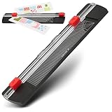 GENIE CT 05 Papierschneider A4 | 4-in-1 Rollenschneider mit geradem Schnitt | Schneidemaschine Papier A4 für Büro, Schule & Hobby | Papierschneidemaschine | Paper Cutter | Papier Schneidegerät