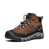 KEEN Unisex Kinder Targhee 4 Mid Waterproof Wanderstiefel, Bison Brindle, 35 EU
