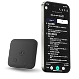 Diktiergerät mit AI-Transkription & Zusammenfassung FOCASE REC Audiorecorder AI Mini Voice Recorder für Vorträge Anrufe Meetings App-Steuerung 64GB Speicher Schwarz