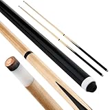 JX Billardqueue-Stick mit 13 mm Spitze, 147,3 cm, Hartholz, kanadischer Ahorn, 2 Stück