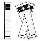100 Stück 19×3.6 cm Ordnerrücken Selbstklebend, Ordner Etiketten Selbstklebend, Ordner Rückenschilder Selbstklebend, Ordner Beschriftung Selbstklebend für Büro Bibliothek Familie