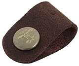 Gusti Kopfhörer Organizer Leder - 7er Set Kabelwinder Kabelbinder Kabelhalter Kabelklemme Wrap Braun