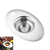 ZMREN Eigelbtrenner, Eiertrenner, 304 Edelstahl Eidottertrenner, Eigelb-Trenner, Ei Eigelb Eiweiß Abscheider