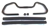 CarbonEnmy Fahrrad Lenker Alu Multifunktionslenker 25,4/31,8mm 600mm Breite mit Bezug (25,4 mm)