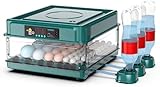 Professioneller Eierbrüter, digitaler automatischer Brutmaschine für Hühner, Geflügelbrüter mit automatischem Wender und Temperatur- und Feuchtigkeitsregelung, für Wachteln, Enten (48eggs