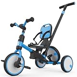 besrey 3 in 1-Kleinkindfahrrad, Kleinkinddreirad für 1-3-Jährige