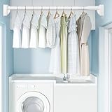 Teleskop-Duschvorhangstange, verstellbar, 410–500 cm, 360–450 cm, 160–250 cm, 40–55 cm, ohne Bohren, ausziehbare Gardinenstange für Badezimmer, Schlafzimmer, Schrank, Fenster, Türen