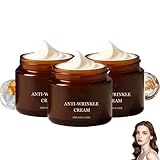 Luxeveria Anti Falten Creme,Anti Aging Creme Frauen,Feuchtigkeitspflege für das Gesicht,Retinol Anti Aging Gesichtscreme,Reduziert Trockenheitsfältchen und Feine Linien,Trockene Empfindliche Haut (3)