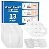 Wundnahtstreifen Strips Wundverbände Wundverschlüsse Streifen Klebebandagen Klammerpflaster Wundverschlussstreifen für Camping Outdoor