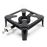 Wiltec Gaskocher 450g/h 7kW Outdoor Campingkocher Camping Antrieb mit Propangas/Butangas Gasbrenner Kocher Gas Hockerkocher
