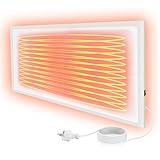 Mursche Infrarotheizung Energiesparend Infrarot Wandheizung-170W Heizung Elektrisch Wand Elektroheizung mit Wandmontage Überhitzungsschutz Wandmontage Heizkörper für Küche Schlafzimmer Wohnzimmer