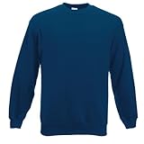 Fruit of the Loom - Set-In Sweatshirt - deep Navy - Größe: XL