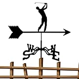 Wetterfahnen-Dachhalterung, wetterbeständige Windrichtungsanzeiger, Design, rostfreies Metall, Richtungsanzeige, Windmühle, Dachhalterung für Terrasse, , Rasen