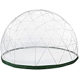 3,6 m Gartenkuppel, Luftblasenzelt, transparente TPU-Abdeckung (nur transparente Abdeckung ohne Zeltrahmen), wasserdichte Gartenkuppel, geeignet für Terrasse und Esszimmer