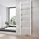 Heilmetz® Badheizkörper Weiß Handtuchtrockner Heizung 1800 x 600 mm Bad Heizkörper Handtuchheizkörper Mittelanschluss Handtuchwärmer
