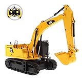 Carrera RC I CAT 336 Bagger I Offiziell Lizenziertes RC Baufahrzeug I Für Kinder und Erwachsene ab 8 Jahren I wiederaufladbarer Batterie für 45 Minuten Spielzeit I Für drinnen und draußen I 2,4 GHz