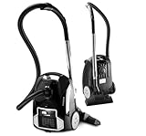 CARRERA Staubsauger schwarz [Für alle Fußböden] Vacuum Cleaner - Bodenstaubsauger - Staubsauger mit Kabel - Kleiner Staubsauger - 800W - Staubsauger Hepa Filter - Staubsauger hohe Saugkraft