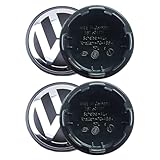 4 Stück Nabendeckel für VW 65mm Radnabendeckel Felgendeckel Felgenkappen Nabenkappen Wheel Caps Radnabenabdeckung