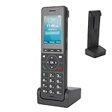 Annadue 4G LTE Kordeless Telefon mit SIM Slot- und SIP Support, IP67 VoIP Desk Telefon, 2.4 Zoll Farbbildschirm, 1600 mAh Akku, Bluetooth WLAN, 500 Kontakte