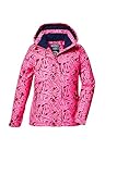 killtec Mädchen Funktionsjacke mit Kapuze und Schneefang KOW 355 GRLS JCKT, dunkel himbeere, 164, 42147-000