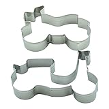 BekkiB 2er Set Motorroller Motorrad Ausstecher Ausstechform Keksausstecher Motorroller
