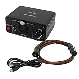 TagIo Dynamisches Mikrofon, Kondensator-Mikrofonverstärker, M-20 Audio, 48 V Phantomspeisung, Aufladung, Schwarz, für Live-Soundkarten-Lautsprecher B