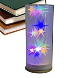 Sternlampe, Romantische LED Ambientebeleuchtung, Beistelltischlampe Nachttischleuchte, für Schlafzimmer Wohnzimmer Büro Wohnheim Wohnung Tisch Schreibtisch Geburtstag Weihnachten Erwachsene