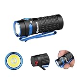 OLIGHT Baton 4 LED kleine Taschenlampe wiederaufladbare bis zu 1300 Lumen, 170 Meter Leuchtweite Superhelle mini Handlampe mit 6 Modi, 30 Tage Laufzeit stark Flashlight IPX8 für Alltag Schwarz
