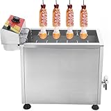 AityBuy Kommerzielle Fritteuse, 25-L-Frittiermaschine Für Hot-Dog-Sticks Mit Käse, Elektrische Fritteuse Für Hot-Dog-Sticks Mit Käse, Hot-Dog-Sticks-Maker