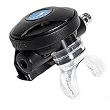 Hundnsney Scuba Diving 2. Stufe Atemregler Professionelle Unterwasser Scuba Dive Octopus Tauchregler AusrüStung ZubehöR-Schwarz