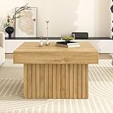 Modernes 2-teiliges Holz-Nest-Tisch-Set – Runde Couchtisch rund & Kaffeetisch, platzsparend & vielseitig, stabile MDF/PB Bauweise für Wohnzimmer, Apartment & Lounge