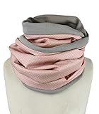 Loop Stillschal Pastellfarben XXL rosé