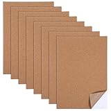 8 Stück Klebefliesen Kork Selbstklebender Kork Korkplatten Selbstklebend Korkplatte Korkfliesen Korkboden, Für Die Wand, Böden, Diy, Stanzen, Bastelprojekte Rechteckig 21x30cm, Korkmatte